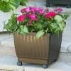 Self-Watering Rolling Planters, 15" 2 Self-Watering Rolling Planters, 15" -Garden Supplies Shop 34 505 d