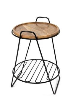 Hairpin Plant Stand With Shelf -Garden Supplies Shop 3 4 crop 8612670 222