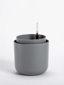 Tolita Recycled Self-Watering Flower Pot, 8" Diameter -Garden Supplies Shop 3 4 crop 8612965 08V tif