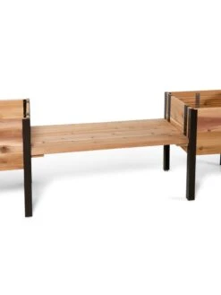 Cedar Bench Kit, Eco-Stained, 48" -Garden Supplies Shop 3 4 crop 8613463 0004