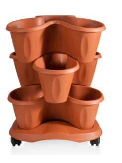 Trifoglio 3-Tier Planter On Wheels 10 Trifoglio 3-Tier Planter On Wheels -Garden Supplies Shop 3 4 crop 8613625 05V