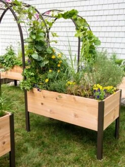 2’ X 4’ Arch Trellis For Planter Boxes -Garden Supplies Shop 8587823 0490