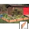 L-Shaped Composite Raised Bed, 12'x12' With 1" Boards -Garden Supplies Shop 8588254 02v sienna composite raised garden bed 1 inch l shaped