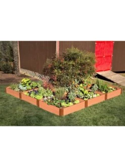 L-Shaped Composite Raised Bed, 12'x12' With 1" Boards -Garden Supplies Shop 8588254 03v