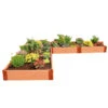 Classic Sienna Raised Garden Bed "L" Shaped With 2" Boards -Garden Supplies Shop 8588255 04v