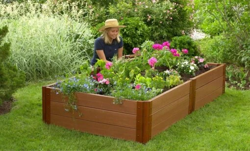 Classic Sienna Raised Bed, 16 1/2" High With 2" Boards -Garden Supplies Shop 8588262 01V tif
