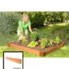 Classic Sienna Composite Raised Bed, 5-1/2" High With 2" Boards -Garden Supplies Shop 8588270 01v