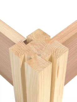 Cedar Raised Garden Bed, 4' X 4' X 6" -Garden Supplies Shop 8591724 05V tif