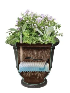 Kylemore Self-Watering Urn Planter -Garden Supplies Shop 8592688 SWKylemore art tif