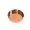 Extra Small Round Copper Plant Tray, 8"