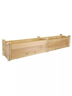 Premium Cedar Raised Garden Bed, 16" X 96" -Garden Supplies Shop 8593824 01V greenes premium cedar raised garden bed
