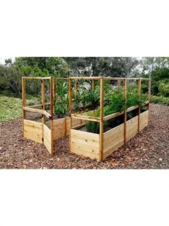 Garden In A Box With Deer Fence, 8' X 12' -Garden Supplies Shop 8594021 05V 3 4