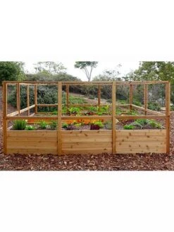 Garden In A Box With Deer Fence, 8' X 12' -Garden Supplies Shop 8594021 06V 3 4