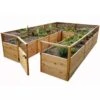 Garden In A Box Cedar Raised Bed, 8' X 12' -Garden Supplies Shop 8594023 05V 3 4