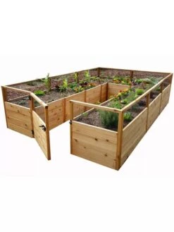 Garden In A Box Cedar Raised Bed, 8' X 12'