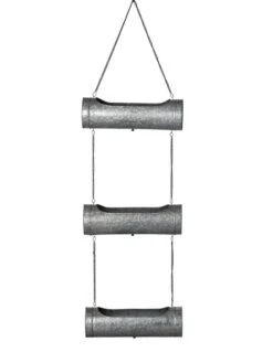 Galvanized Hanging Triple Planter -Garden Supplies Shop 8595213 0005 tif