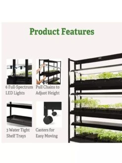 LED SunLite® High Intensity 3-Tier Garden -Garden Supplies Shop 8596024 4