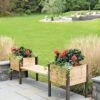 Elevated Cedar Planter Bench Kit, Natural, 90" -Garden Supplies Shop 8597992 9634 tif