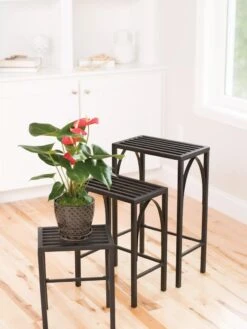 Gothic Arch Nesting Plant Stands, Set Of 3 -Garden Supplies Shop 8599023 14578 tif