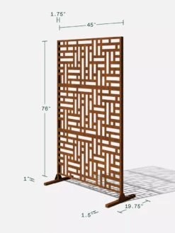 Veradek 3-Panel Privacy Screen Set, Blocks -Garden Supplies Shop 8599185 11V tif