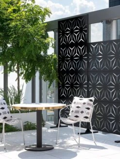 Veradek 3-Panel Privacy Screen Set, Star -Garden Supplies Shop 8599205 08V tif