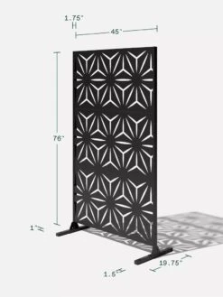 Veradek 3-Panel Privacy Screen Set, Star -Garden Supplies Shop 8599205 11V tif