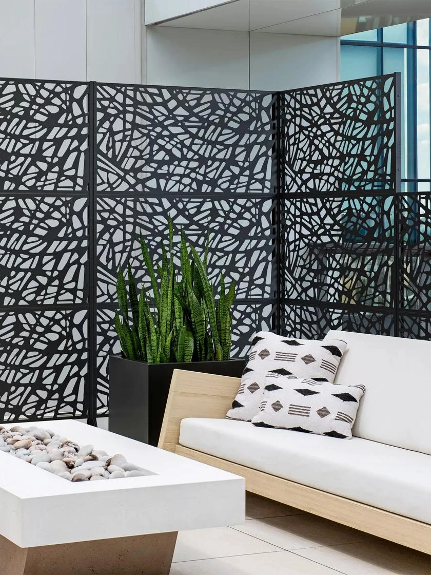 Veradek 3-Panel Privacy Screen Set, Web 6 Veradek 3-Panel Privacy Screen Set, Web - Image 4