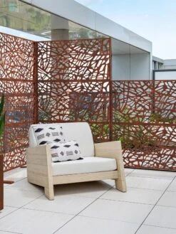 Veradek 2-Panel Privacy Screen Set, Web -Garden Supplies Shop 8599215 05V tif