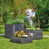 Exaco Hexagonal Raised Garden Bed Planter -Garden Supplies Shop 8599285 02V exaco hexagonal plastic raised garden bed planter tif