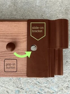 Classic Sienna Circle Keyhole Garden With 2" Boards -Garden Supplies Shop 8599444 03v