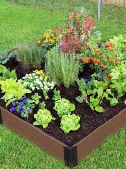 Composite Raised Bed With 1" Boards, 11" -Garden Supplies Shop 8599452 01V tif