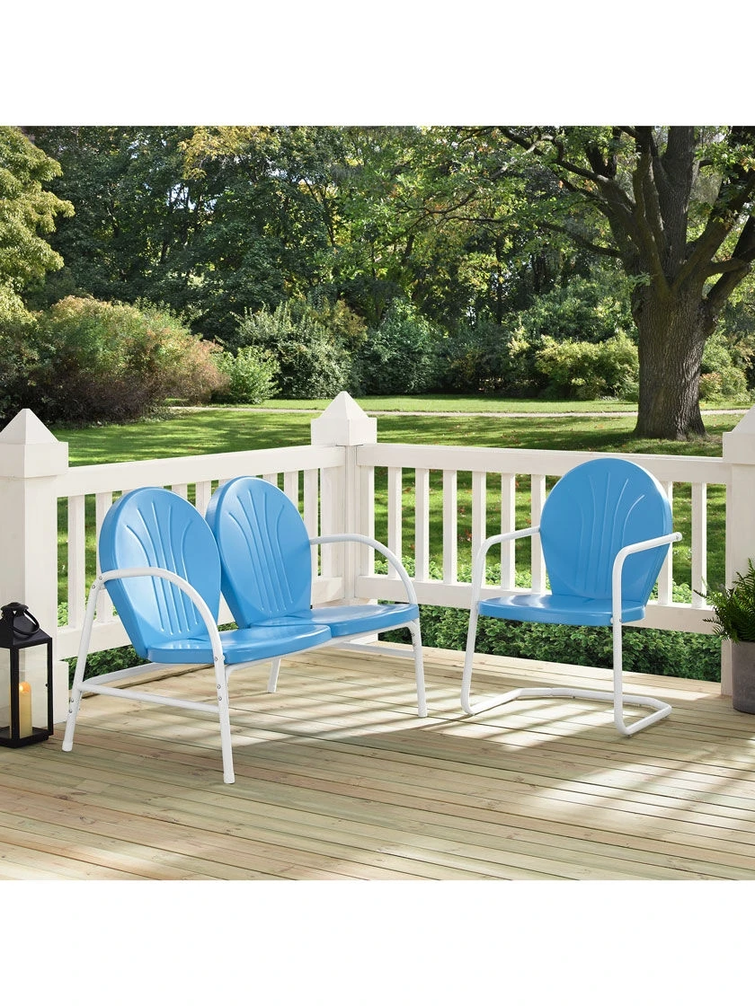 Crosley Griffith Loveseat & Chair Outdoor Seating Set 3 Crosley Griffith Loveseat & Chair Outdoor Seating Set