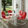 Crosley Griffith Metal Five-Piece Outdoor Dining Set -Garden Supplies Shop 8599642 01v crosley griffith metal five piece dining set