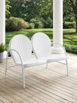 Crosley Griffith Metal Outdoor Loveseat