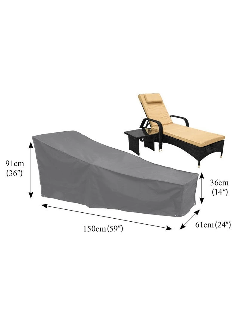Bosmere Chaise/Steamer Chair Waterproof Cover 6 Bosmere Chaise/Steamer Chair Waterproof Cover - Image 4