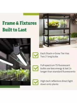 Stack-n-Grow Lights - 2-Tier System -Garden Supplies Shop 8608905 7