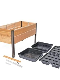 Self-Watering Elevated Planter Box, 2' X 4' -Garden Supplies Shop 8608959 2281 tif