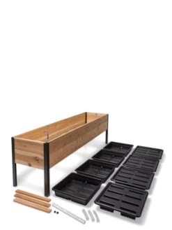 Self-Watering Elevated Planter Box, 2' X 8' 23 Self-Watering Elevated Planter Box, 2' X 8' -Garden Supplies Shop 8608960 2297 tif