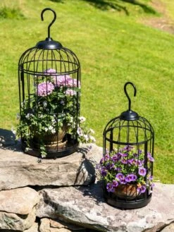 Hanging Birdcage Planter Set -Garden Supplies Shop 8609181 0374 tif
