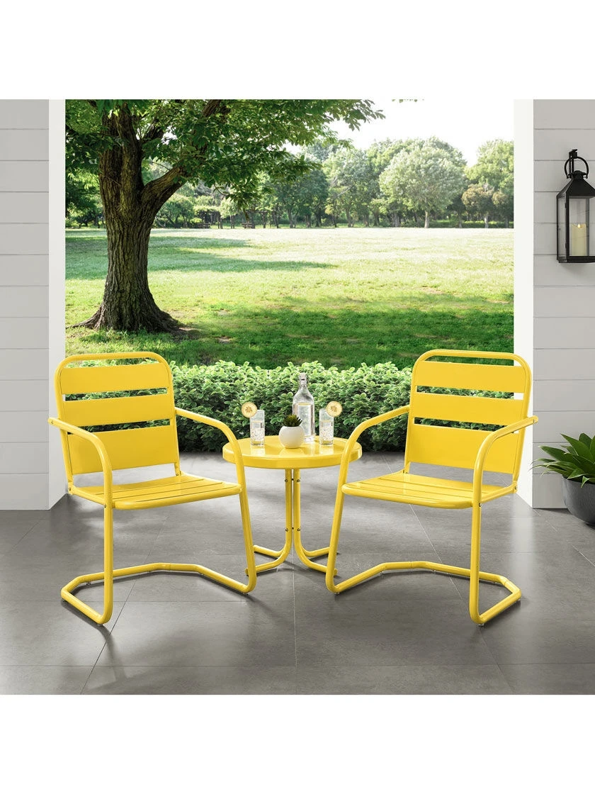 Crosley Brighton Chat Set 3 Crosley Brighton Chat Set