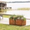 Corten Steel Modular Raised Bed, 2'x4'
