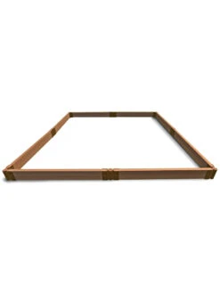 Classic Sienna Composite Raised Bed, 5-1/2" High With 2" Boards -Garden Supplies Shop 8610836 01v