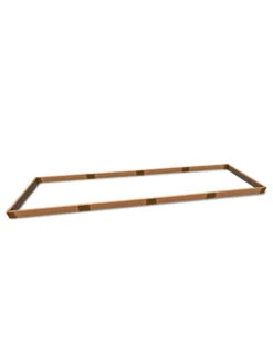 Classic Sienna Composite Raised Bed, 5-1/2" High With 2" Boards -Garden Supplies Shop 8610837 01v