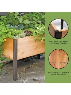 Elevated Planter Box, 2' X 4' -Garden Supplies Shop 8610894 3