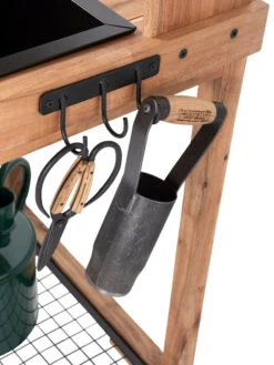 Dynamic Acacia Potting Bench With Soil Reservoir 14 Dynamic Acacia Potting Bench With Soil Reservoir -Garden Supplies Shop 8611009 004
