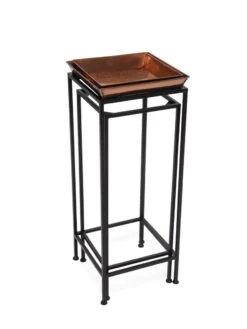 Square Nesting Plant Stands With Trays, Set Of 2 -Garden Supplies Shop 8611014 001 tif