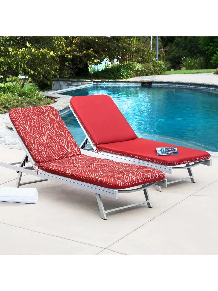 Outdoor Decor™ Chaise Lounge Cushions, 22" X 73" 5 Outdoor Decor™ Chaise Lounge Cushions, 22" X 73" - Image 3