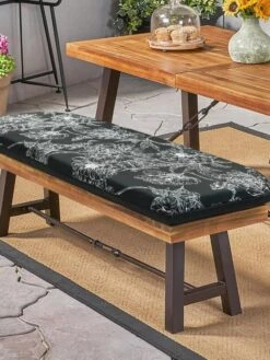 Outdoor Decor™ Bench Cushions, 18" X 48" -Garden Supplies Shop 8611128 110V BKF tif