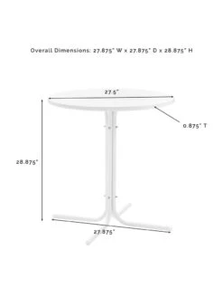 Crosley Griffith Outdoor Bistro Table -Garden Supplies Shop 8611576 05v