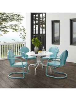 Crosley Tulip 5-piece Outdoor Dining Set -Garden Supplies Shop 8611578 bl 01v